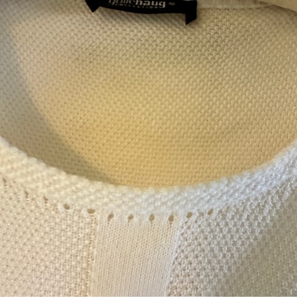 Gollehaug cotton blend sweater, white, size 40. New condition - Picture 7 of 8